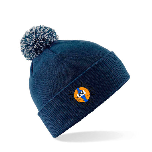 Winter Cap PonPon Navy - Personalizzato