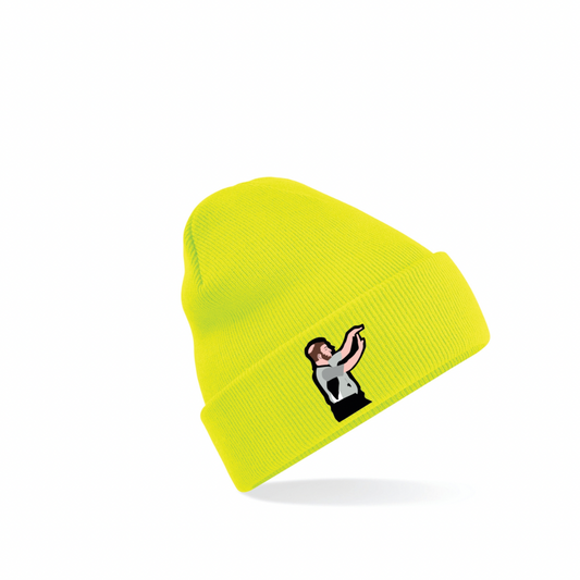 Winter Cap Arbitro Giallo Fluo