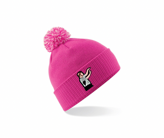 Winter Cap PonPon Rosa Arbitro