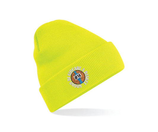 Winter Cap Giallo Fluo - Personalizzato