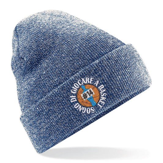 Winter Cap Heather Navy - Personalizzato